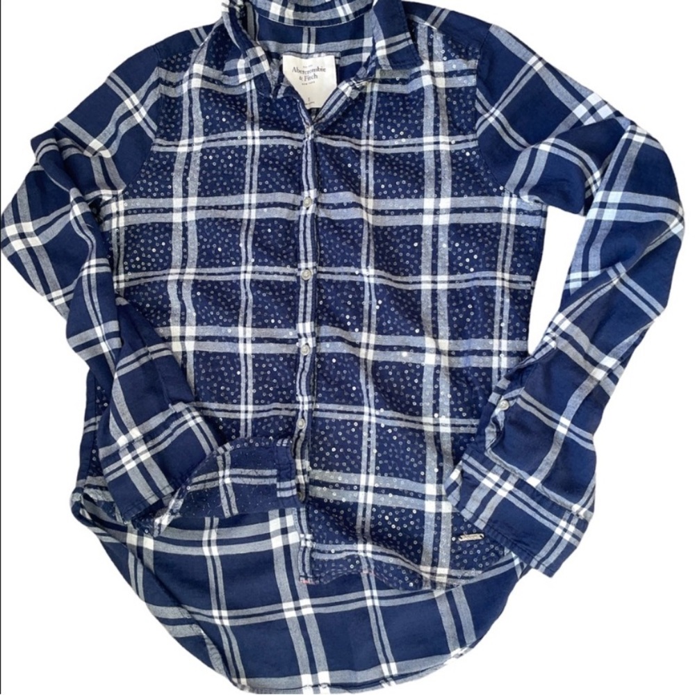 Women’s Abercrombie and Fitch Plaid Button Down Size Small